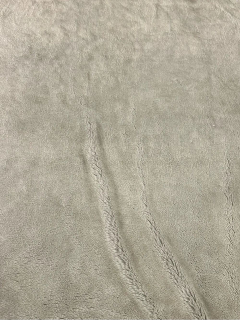 Restoration Hardware Faux Fur Throw Blanket - Light Gray Cosy Fall Heavy